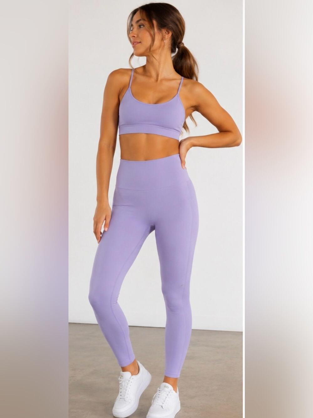 SET Active Lilac Performance Leggins